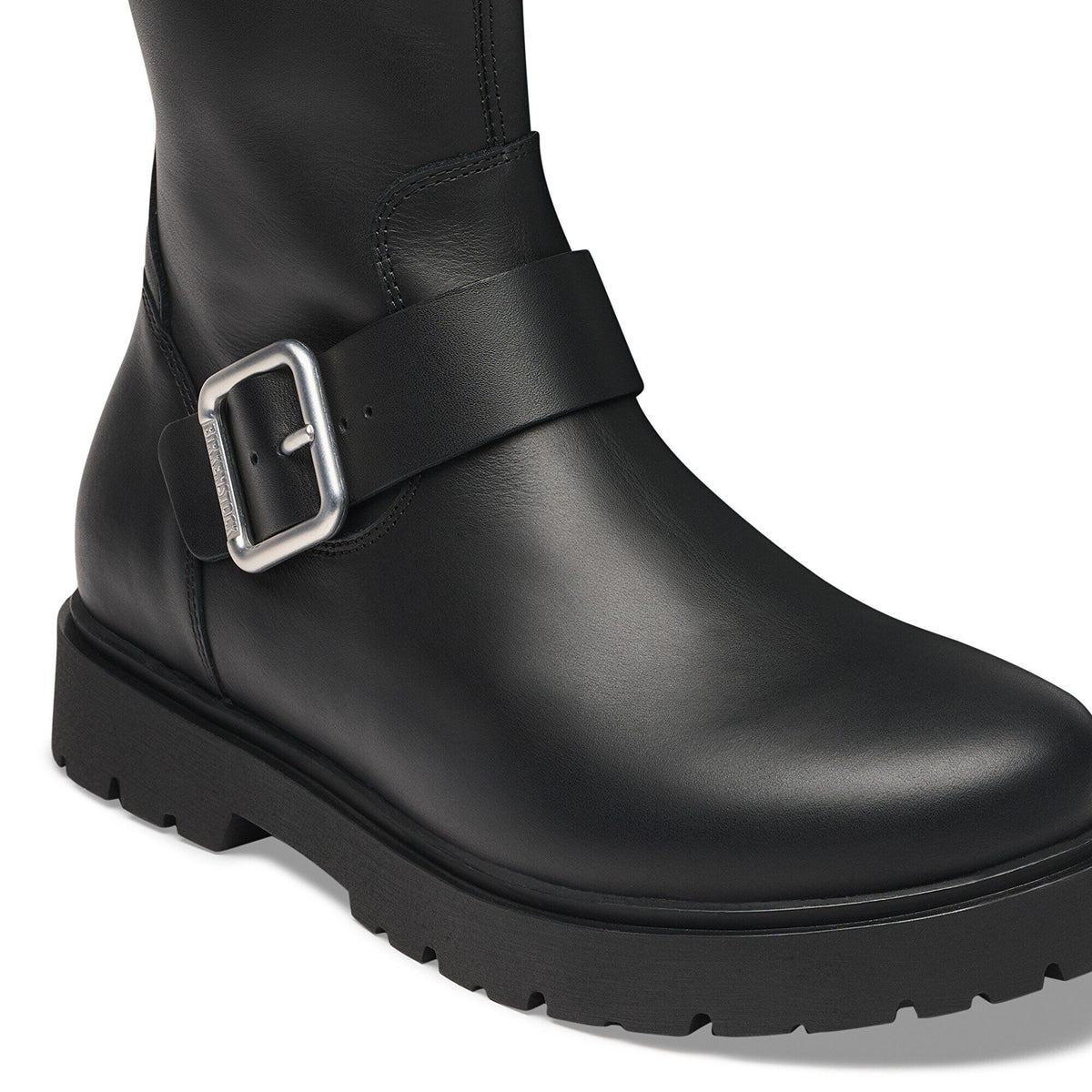 Highwood Mid Buckle Leather in Color Black | Birkenstock