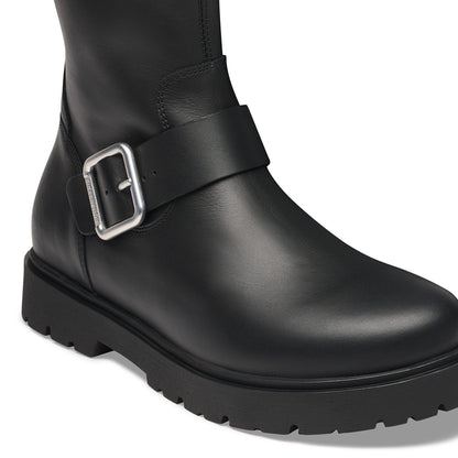 Highwood Mid Buckle Leather in Color Black | Birkenstock