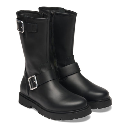 Highwood Mid Buckle Leather in Color Black | Birkenstock