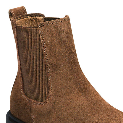 Highwood Suede Leather in Color Dark Tea | Birkenstock