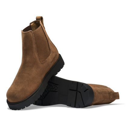 Highwood Suede Leather in Color Dark Tea | Birkenstock