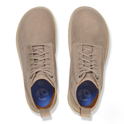 Highwood Lace Mid Women Suede Leather in Color Taupe | Birkenstock