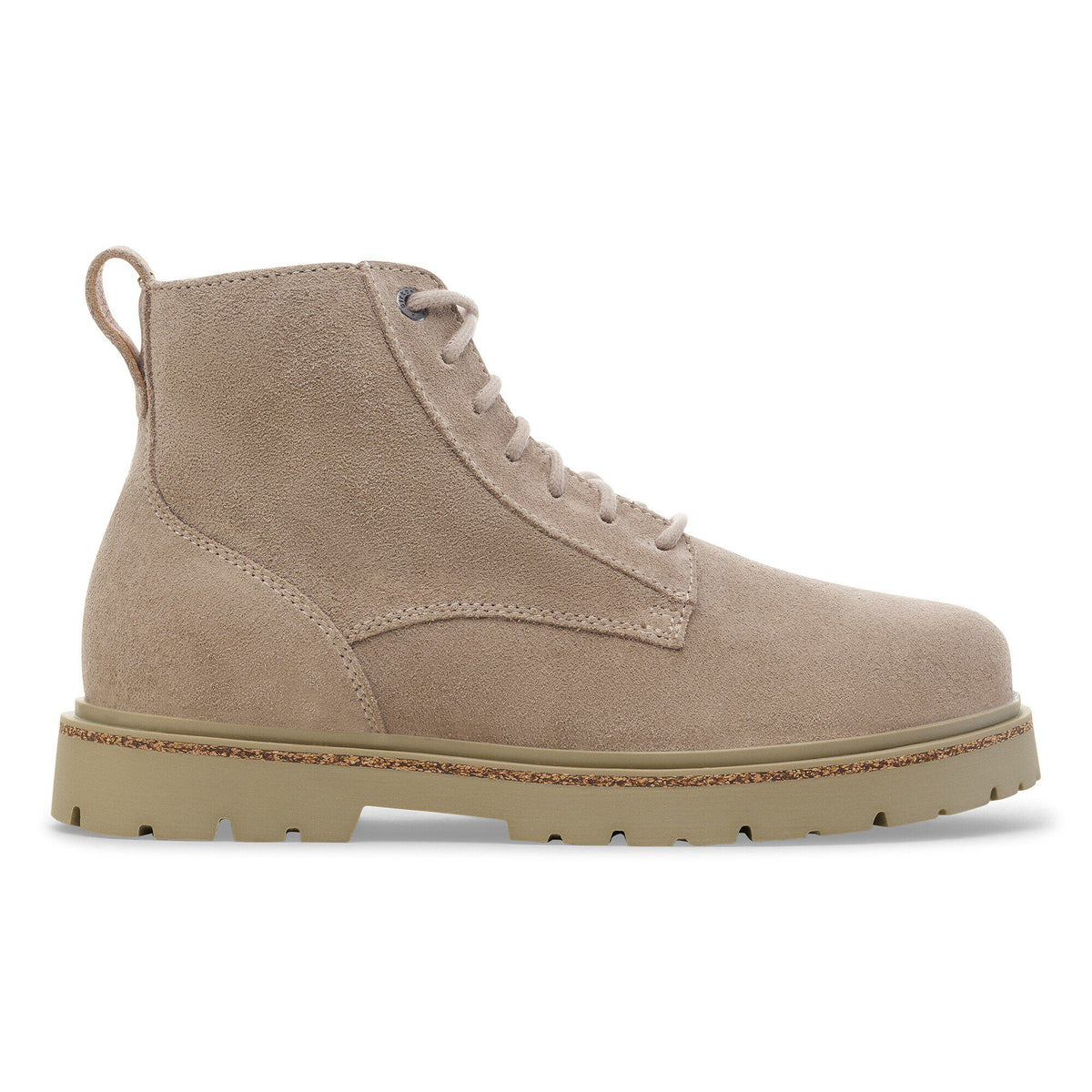 Highwood Lace Mid Women Suede Leather in Color Taupe | Birkenstock