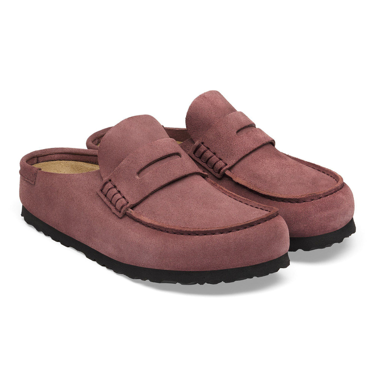 Naples Wrapped Suede Leather in Color Pepper | Birkenstock
