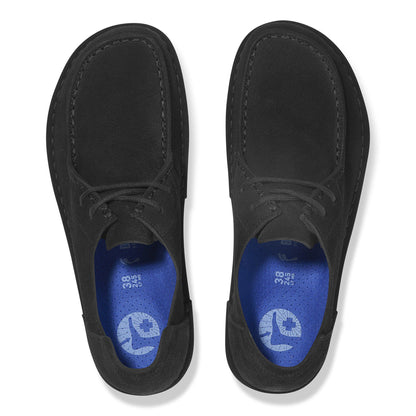 Utti Lace Suede Leather in Color Black | Birkenstock