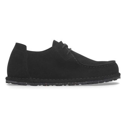 Utti Lace Suede Leather in Color Black | Birkenstock
