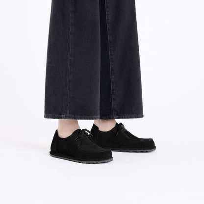 Utti Lace Suede Leather in Color Black | Birkenstock