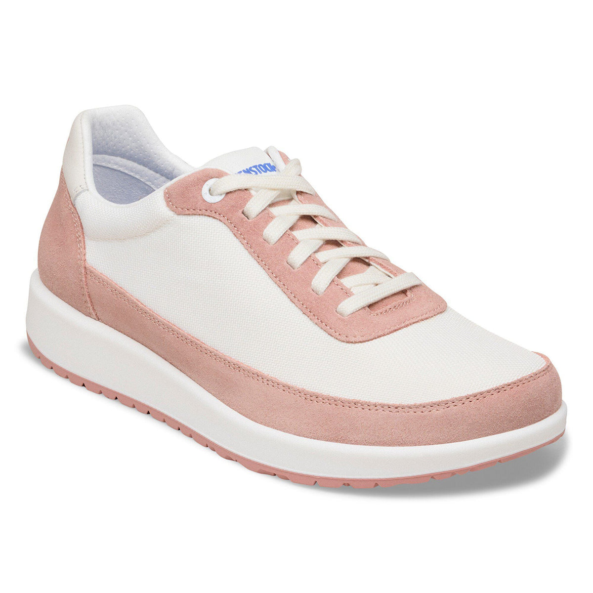Honnef City Leather-Textile in Color Pink Clay / Eggshell | Birkenstock
