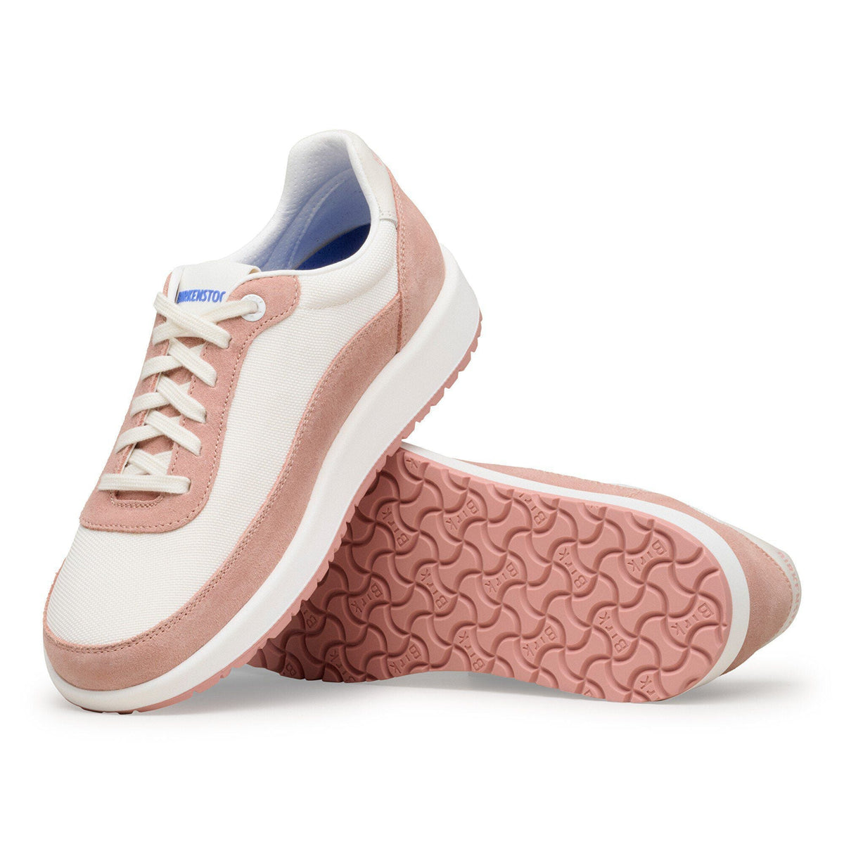 Honnef City Leather-Textile in Color Pink Clay / Eggshell | Birkenstock