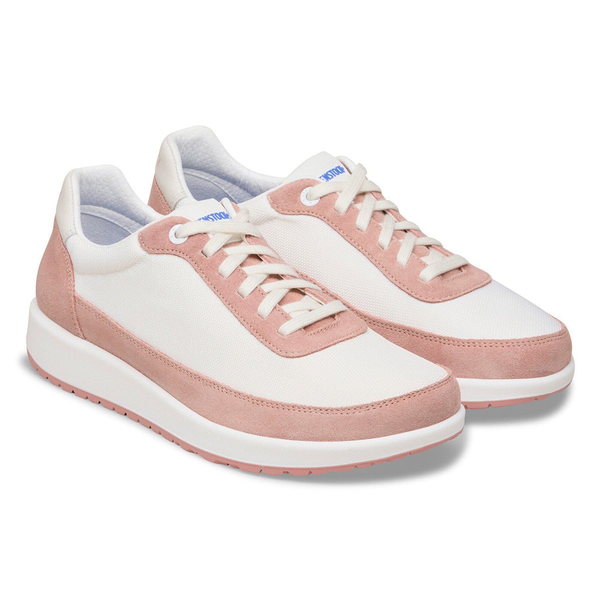 Honnef City Leather-Textile in Color Pink Clay / Eggshell | Birkenstock