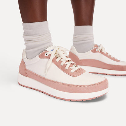 Honnef City Leather-Textile in Color Pink Clay / Eggshell | Birkenstock