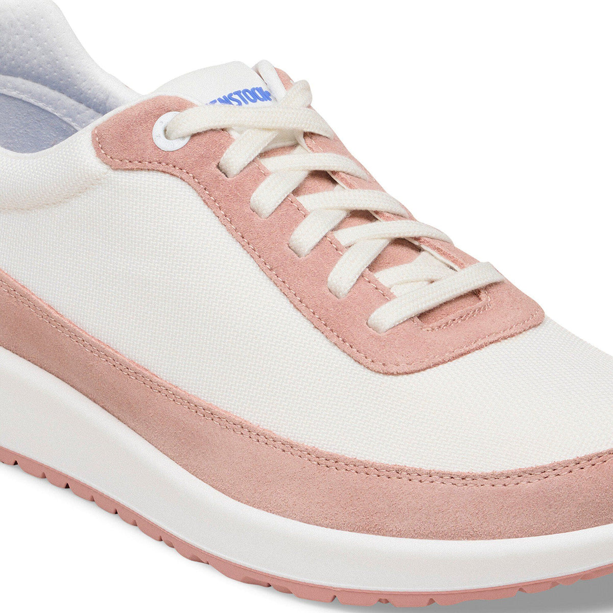 Honnef City Leather-Textile in Color Pink Clay / Eggshell | Birkenstock
