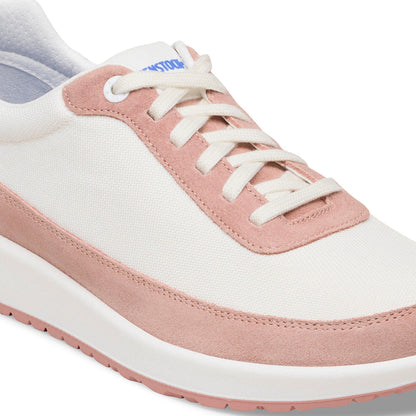 Honnef City Leather-Textile in Color Pink Clay / Eggshell | Birkenstock