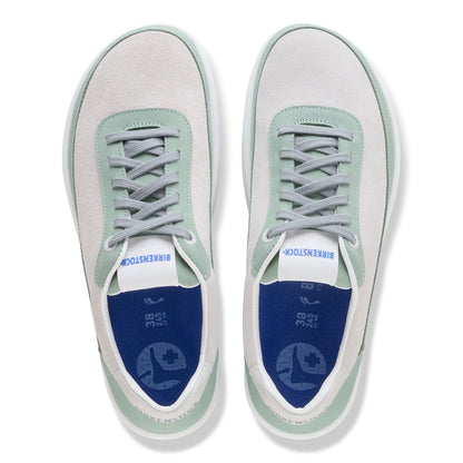 Honnef City Mixed Leather in Color Pure Sage / White | Birkenstock