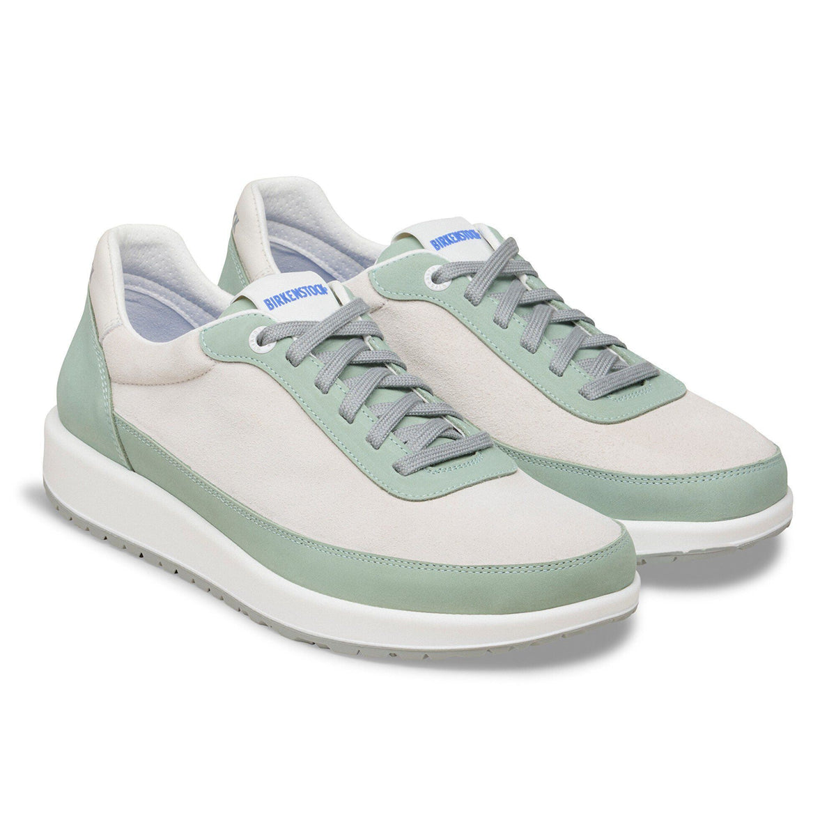 Honnef City Mixed Leather in Color Pure Sage / White | Birkenstock