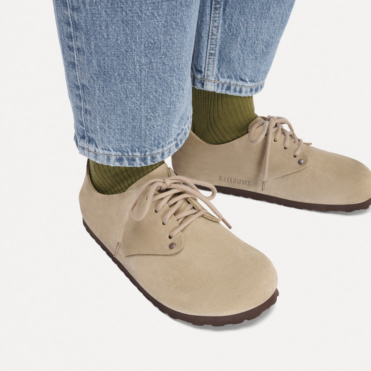 Maine Suede Leather in Color Taupe | Birkenstock