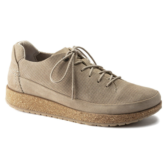 Honnef Light Suede Leather in Color Sandcastle | Birkenstock
