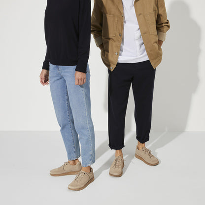 Honnef Light Suede Leather in Color Sandcastle | Birkenstock