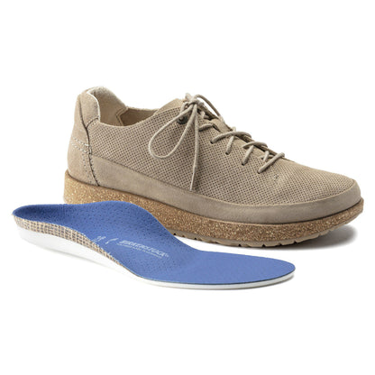 Honnef Light Suede Leather in Color Sandcastle | Birkenstock
