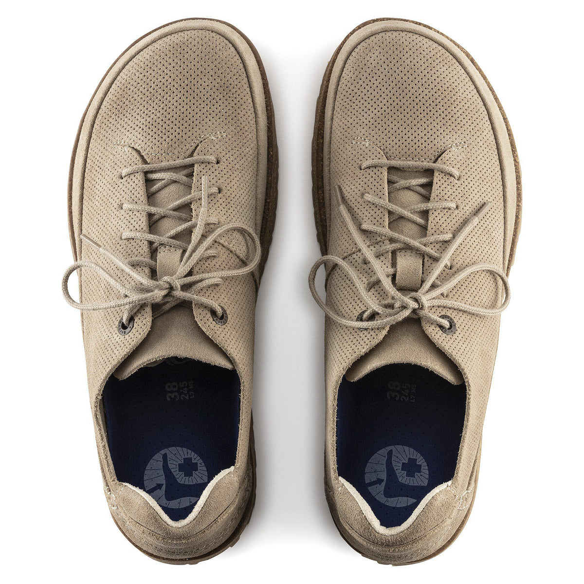 Honnef Light Suede Leather in Color Sandcastle | Birkenstock