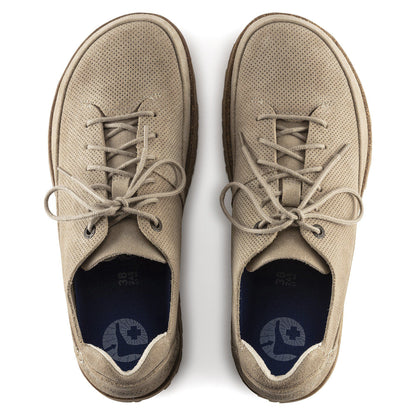 Honnef Light Suede Leather in Color Sandcastle | Birkenstock