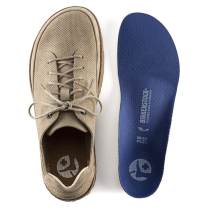 Honnef Light Suede Leather in Color Sandcastle | Birkenstock