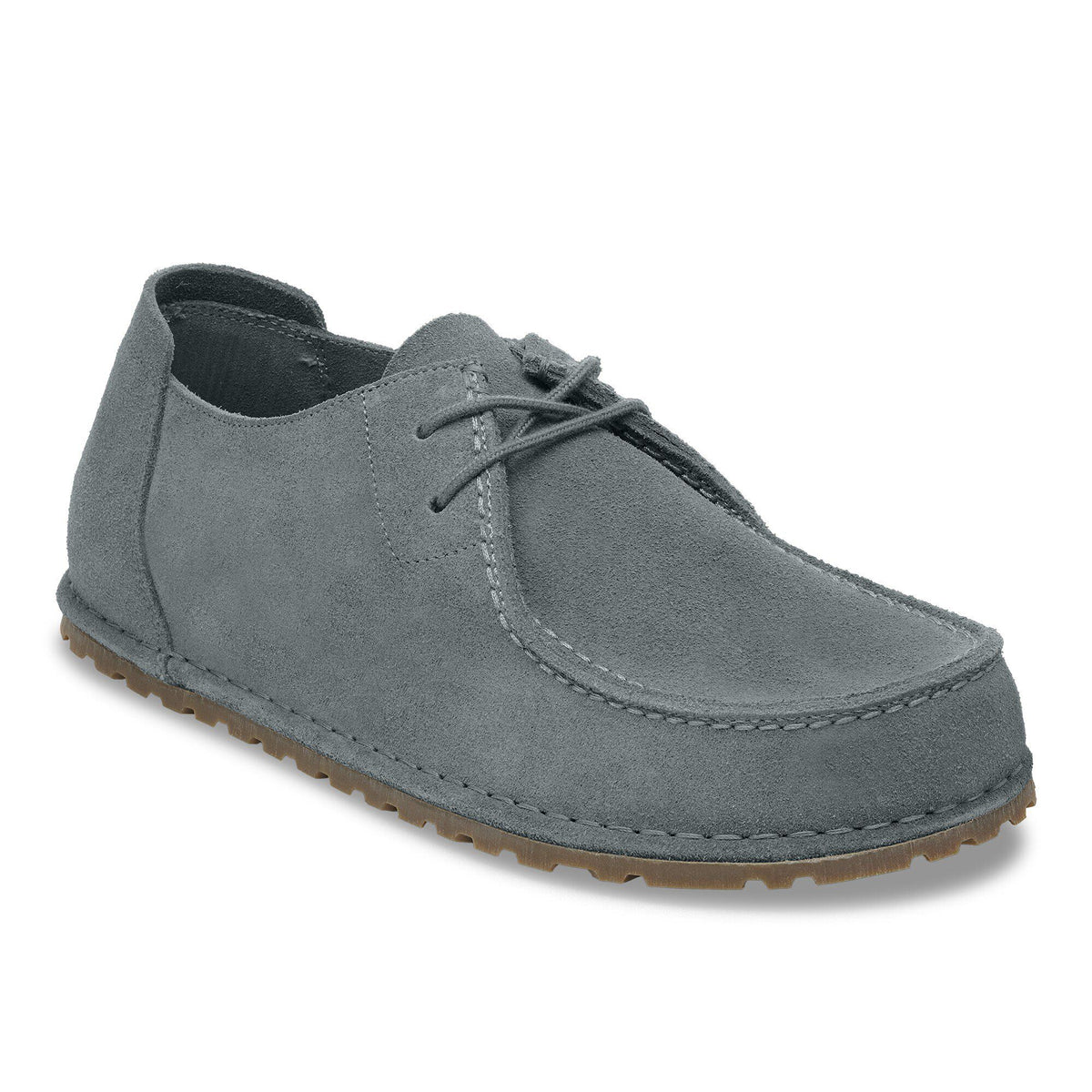 Utti Lace Suede Leather in Color Basalt Gray | Birkenstock