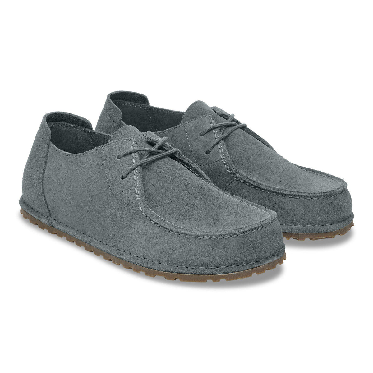Utti Lace Suede Leather in Color Basalt Gray | Birkenstock