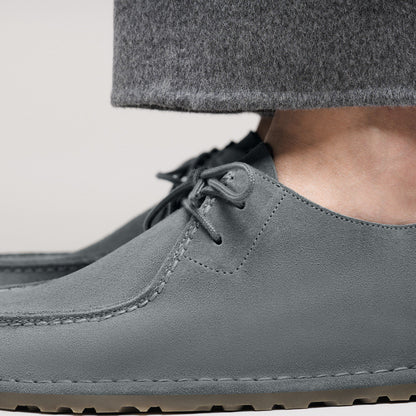 Utti Lace Suede Leather in Color Basalt Gray | Birkenstock