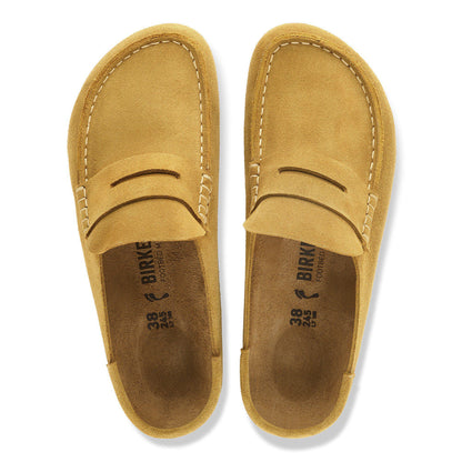 Naples Wrapped Suede Leather in Color Cork Brown | Birkenstock
