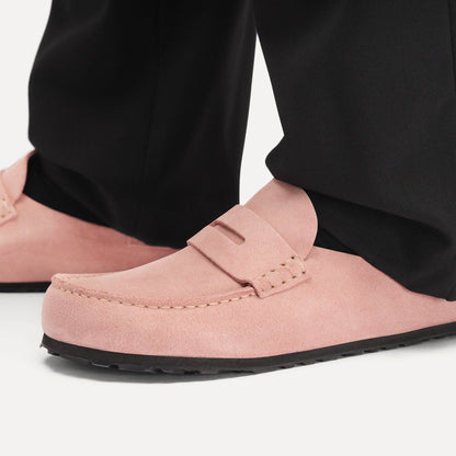 Naples Wrapped Suede Leather in Color Pink Clay | Birkenstock