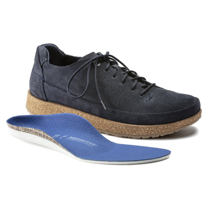 Honnef Light Suede Leather in Color Midnight Blue | Birkenstock