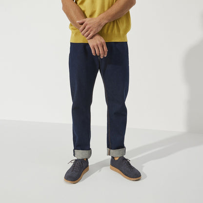Honnef Light Suede Leather in Color Midnight Blue | Birkenstock
