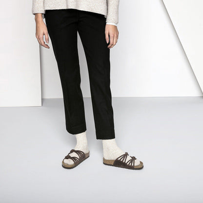 Cotton Slub Women Cotton-Polyamide-Elastane in Color Beige/White | Birkenstock