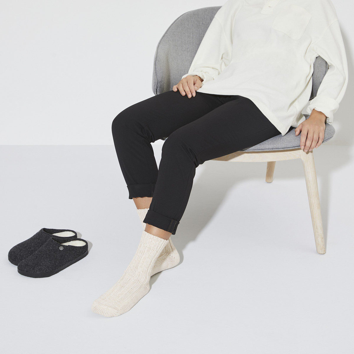 Cotton Twist Women Cotton-Polyamide-Elastane in Color Off White | Birkenstock