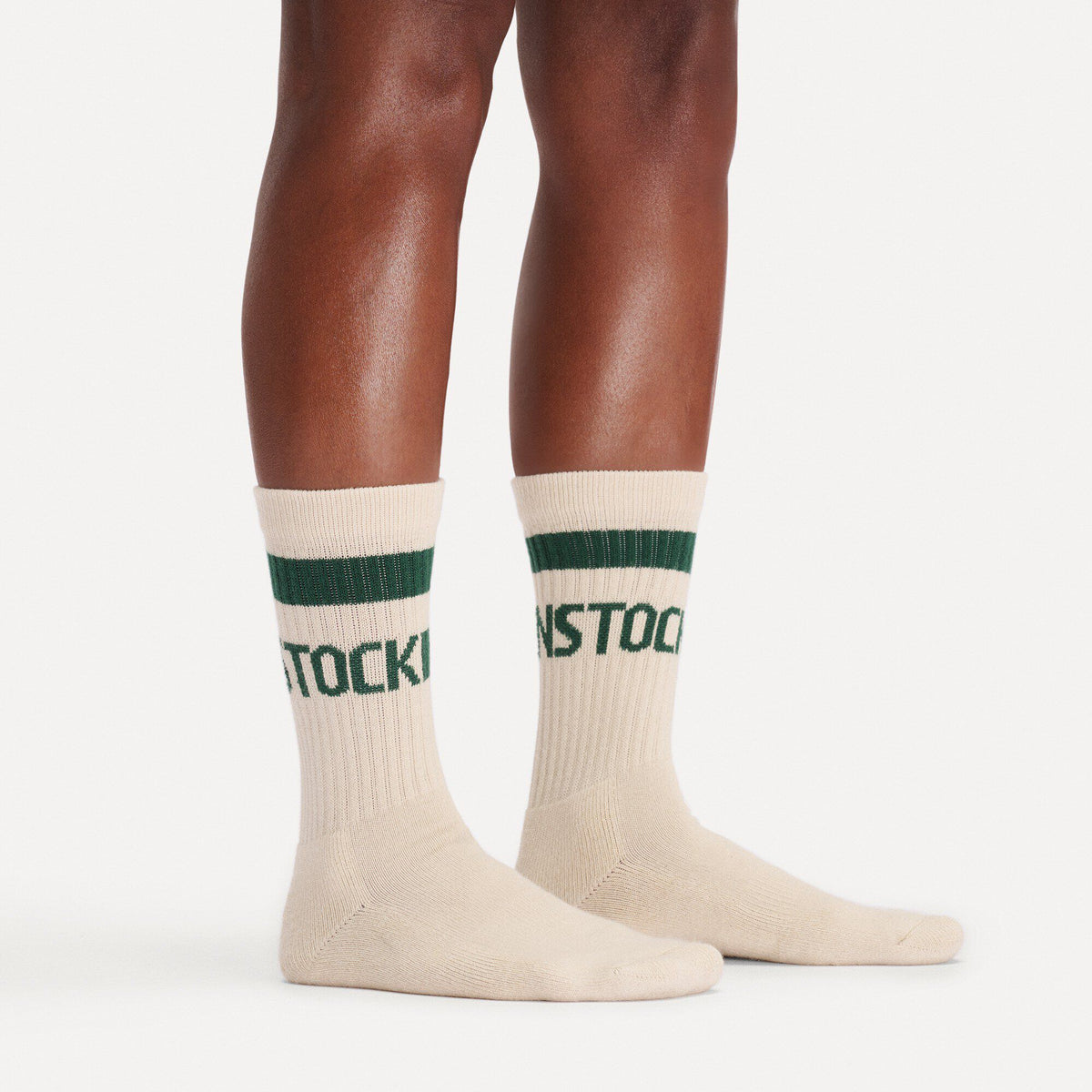 Cotton Tennis Socks Cotton-Polyamide-Elastane in Color Oatmeal/Dark Teal | Birkenstock