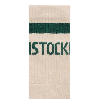 Cotton Tennis Socks Cotton-Polyamide-Elastane in Color Oatmeal/Dark Teal | Birkenstock