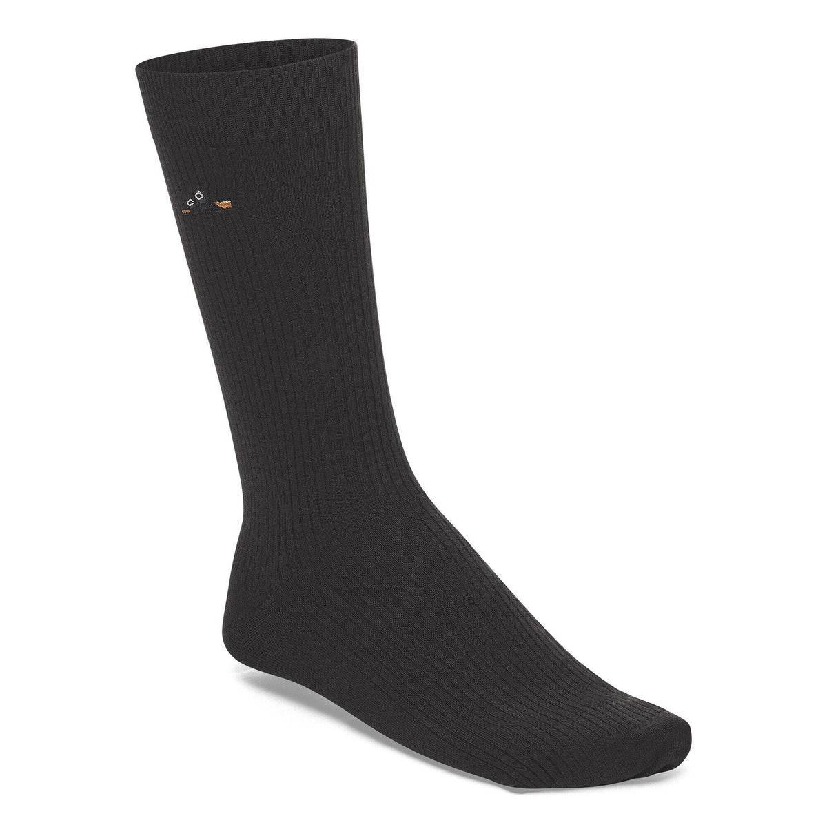 Cotton Ribbed Socks Cotton-Polyamide-Elastane in Color Black | Birkenstock