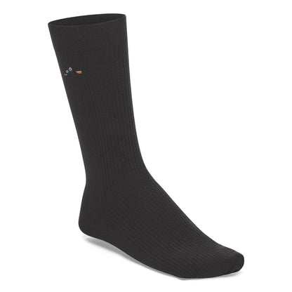 Cotton Ribbed Socks Cotton-Polyamide-Elastane in Color Black | Birkenstock