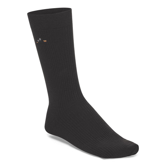 Cotton Ribbed Socks Cotton-Polyamide-Elastane in Color Black | Birkenstock