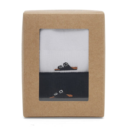 Cotton Ribbed Socks Multi Pack Cotton-Polyamide-Elastane in Color Black/White | Birkenstock