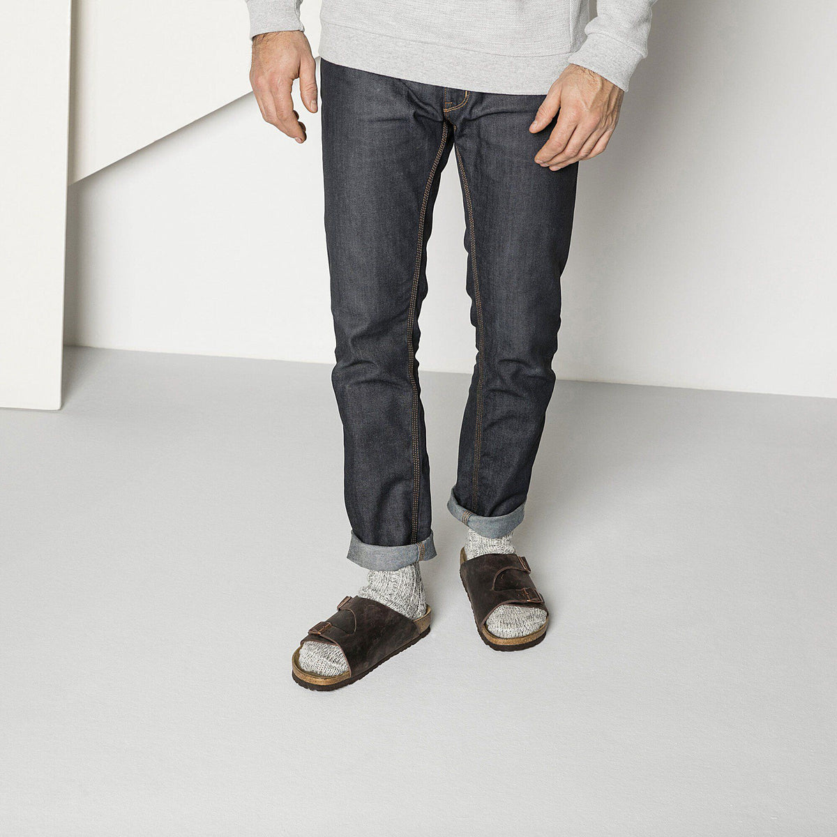 Cotton Twist Men Cotton-Polyamide-Elastane in Color Gray | Birkenstock