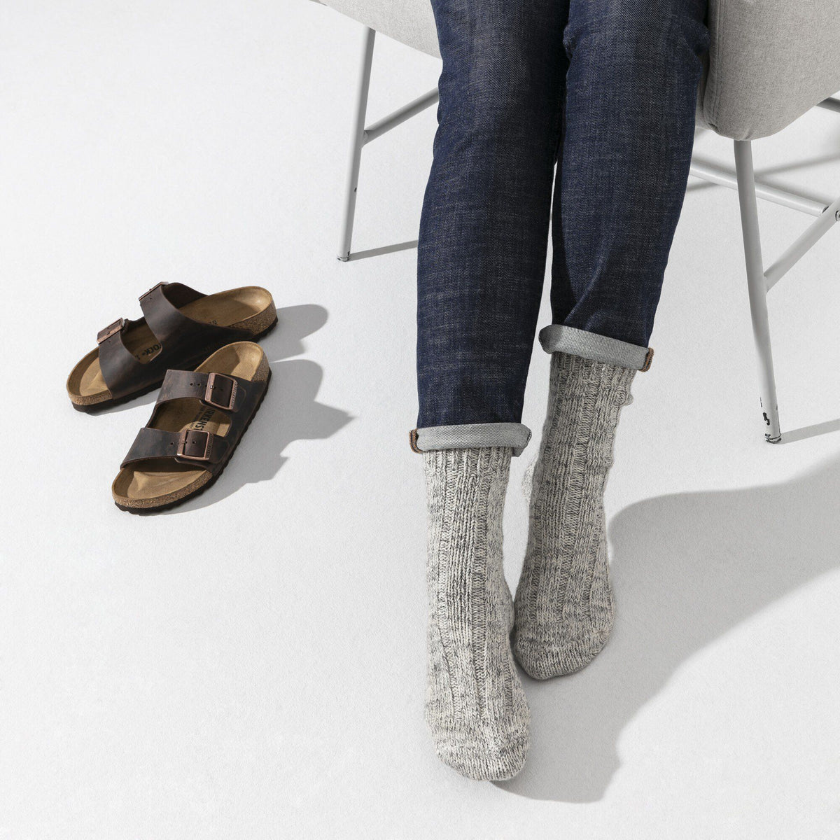 Cotton Twist Women Cotton-Polyamide-Elastane in Color Light Gray | Birkenstock