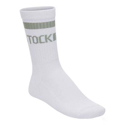 Cotton Tennis Socks Cotton-Polyamide-Elastane in Color White / Pure Sage | Birkenstock