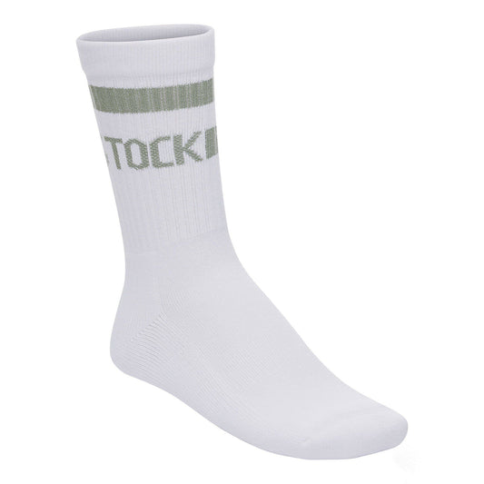 Cotton Tennis Socks Cotton-Polyamide-Elastane in Color White / Pure Sage | Birkenstock