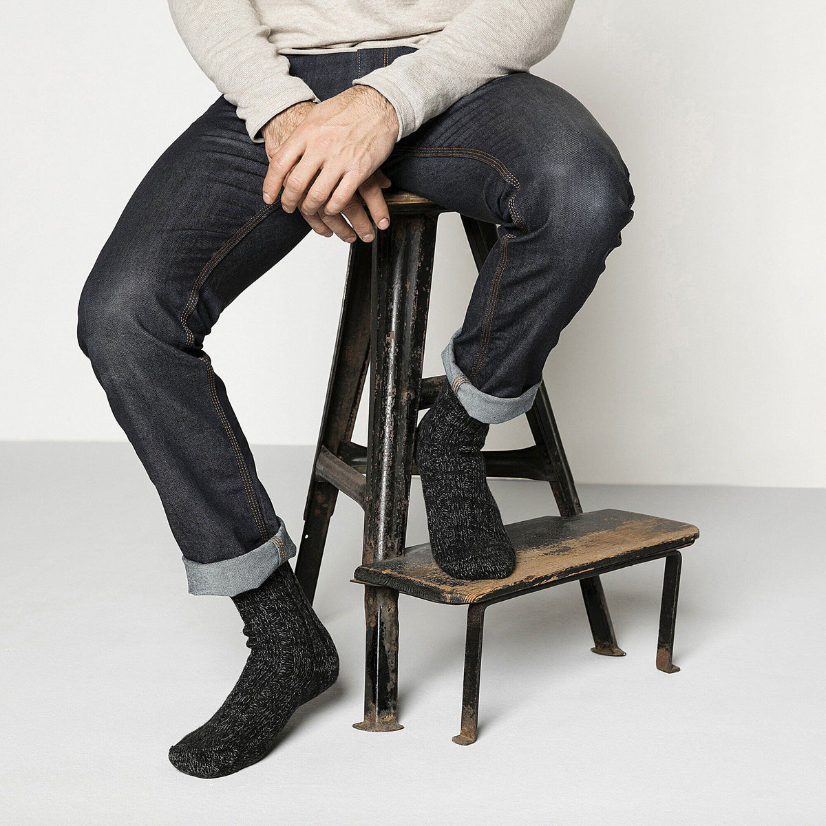 Cotton Twist Men Cotton-Polyamide-Elastane in Color Black | Birkenstock