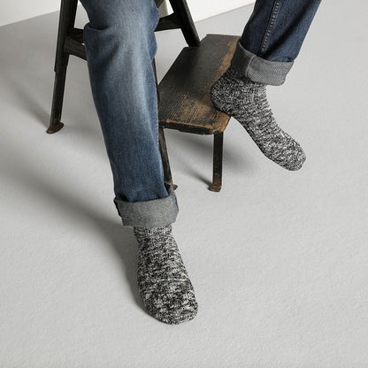 Cotton Slub Men Cotton-Polyamide-Elastane in Color Black/Gray | Birkenstock