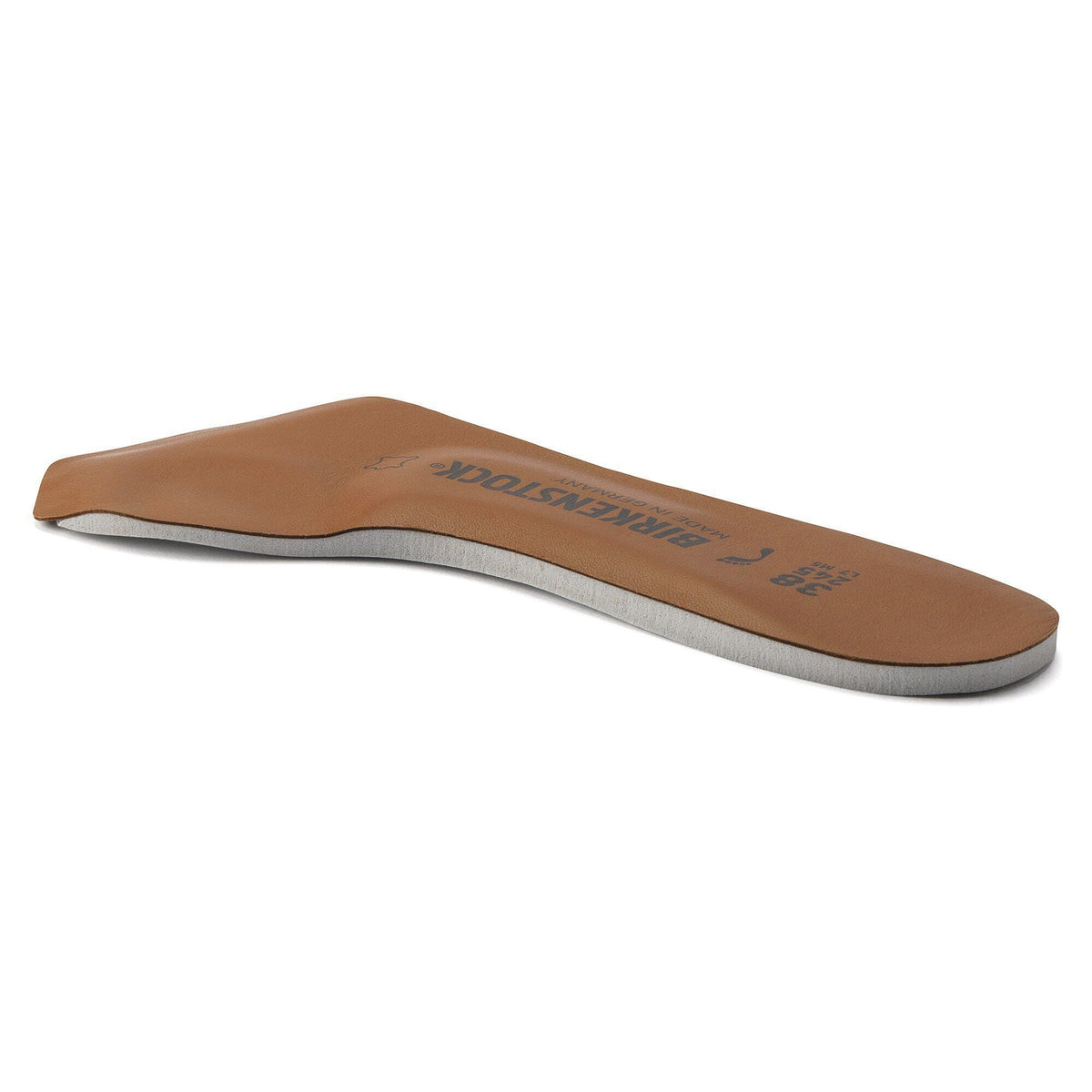 Comfort Toeless Insole Leather Leather in Color Brown | Birkenstock