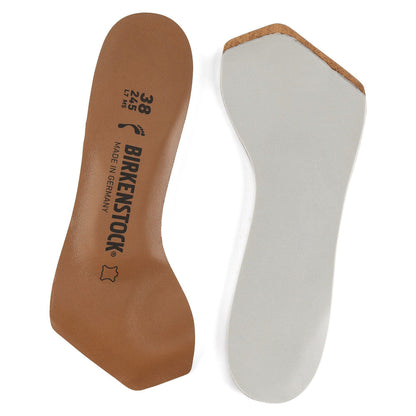 Comfort Toeless Insole Leather Leather in Color Brown | Birkenstock