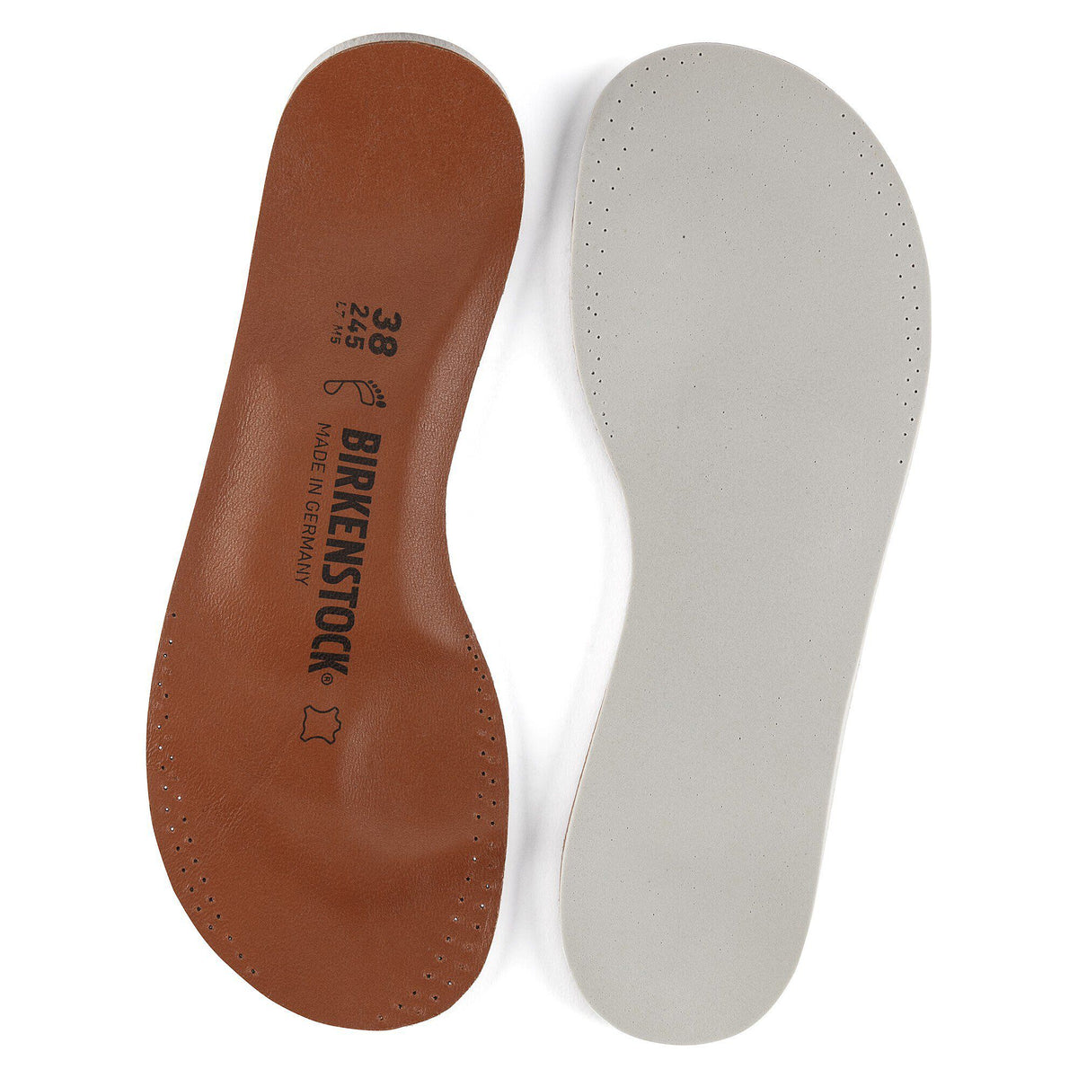 Comfort Insole Leather Leather in Color Brown | Birkenstock